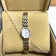 SEIKO Exceline SWDX181 Perlmutt 4 Diamanten Quarz Uhr