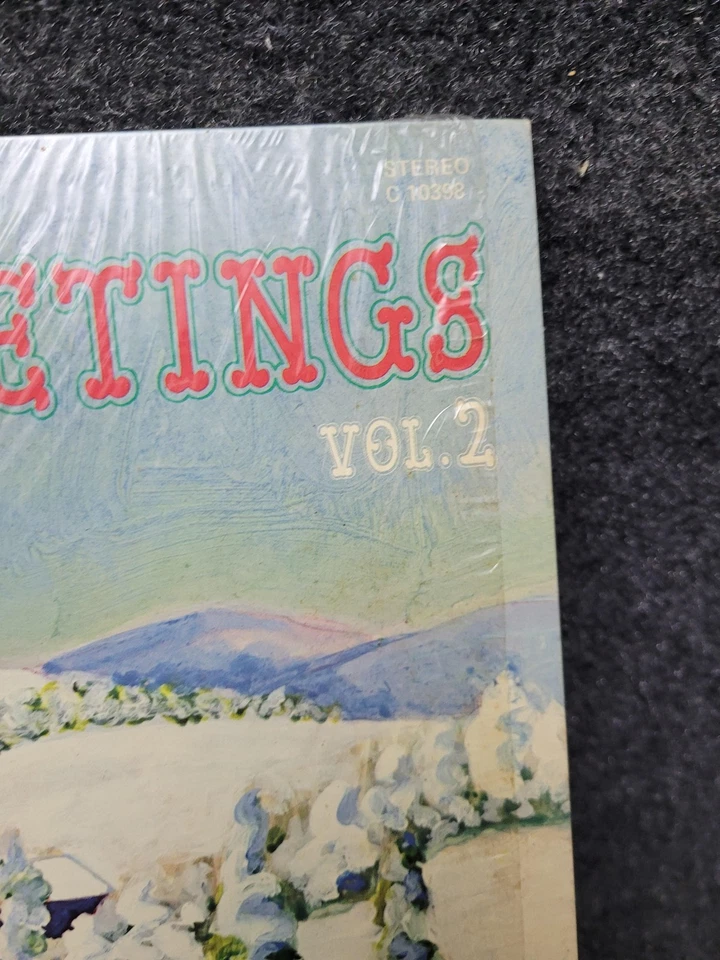 Vintage Christmas Greetings Vol. 2 LP Various Artists Columbia CSP Stereo 10398 - Image 4 of 4