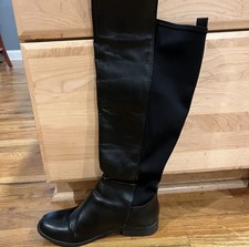 Sleek Black Over the Knee Women's Boots