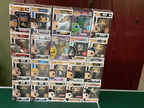 20 Bulk Funko Pop Lot *M.L.B, Disney, TMNT, Star Wars, Exclusives++