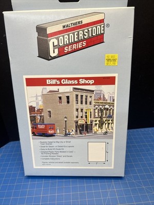 Walthers Ho Scale Cornerstone Series Bills Glass Shop #933-3002