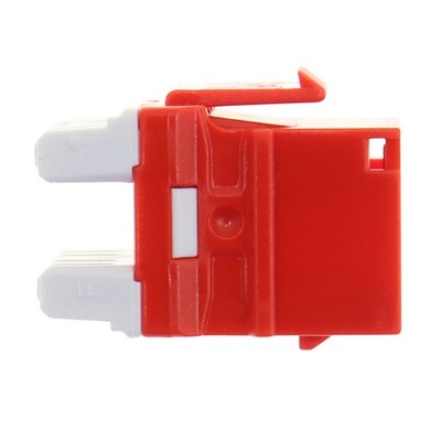 SIGNAMAX KJ458MT-C5E-RD CAT5E MT, HIGH-DENSITY JACK, T568A/B, UTP, RED