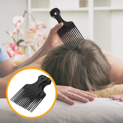 3Pcs Large Black Wide Tooth Comb Hairdressing Rake Comb Slick Styling Hair Brush