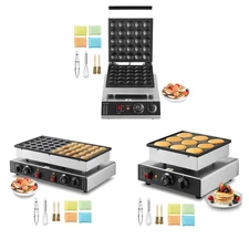 Uimoso 25/50/9PCS 43/76mm Mini Dutch Pancake Maker Commercial Dorayaki Baker