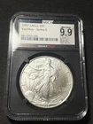 1997 American Eagle Silver Dollar NGC X 9.9 Vault Box ￼