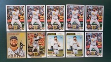 CANAAN SMITH-NJIGBA - LOT OF (10) ROOKIE CARDS - Topps 2023 PIRATES