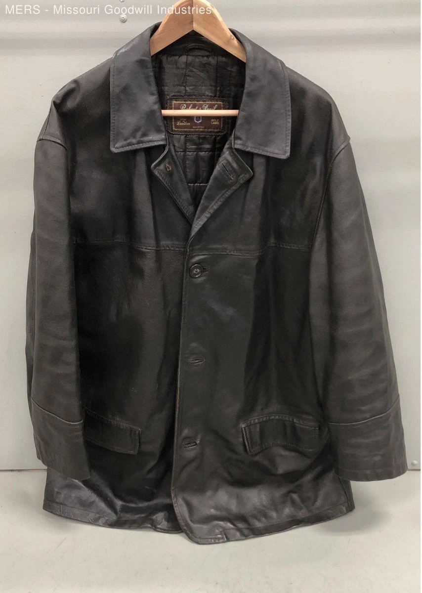 Leather 1990s Vintage Outerwear Coats & Jackets for Men for sale