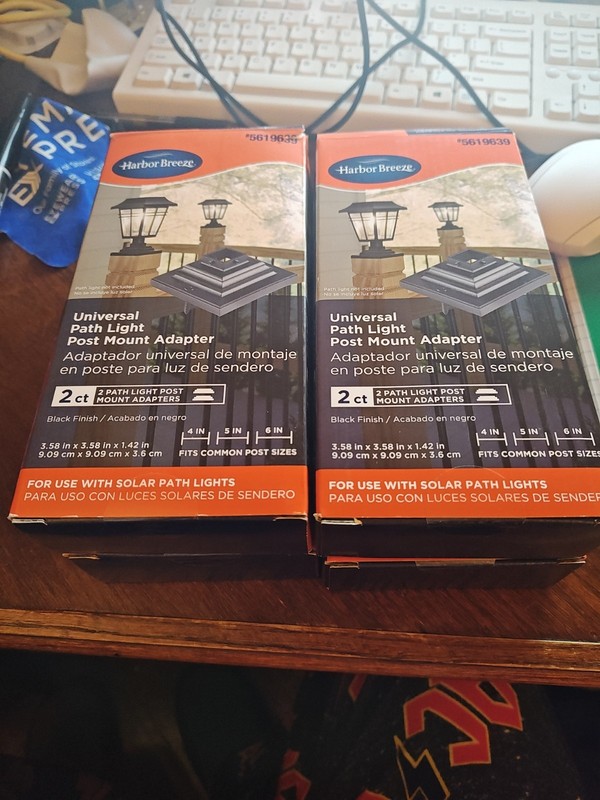 Harbor Breeze Pathway Mount Adapters 2pack Per Box I Have 4 Boxes