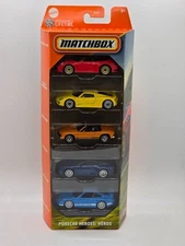 2025 Matchbox MBX PORSCHE HEROES 5 Pack 911 Cabriolet, 918 Spyder, 914, 911 GT3