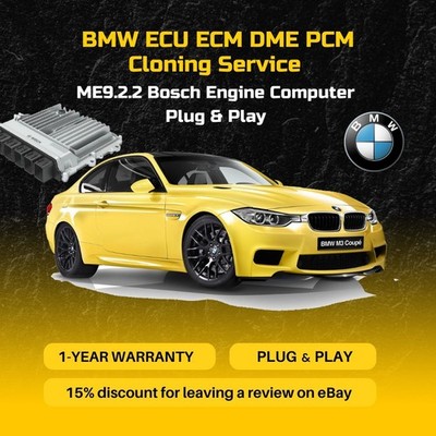 BMW ECU ECM DME PCM Cloning Service ME9.2.2 Bosch Engine Computer Plug & Play