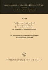 Die Spannungsrißkorrosion von Weicheisen in Kalziumnitrat-Lösungen Hans-Jürgen E
