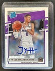 2020-21 Panini Donruss Tyrese Haliburton Rated Rookies RC Auto #231 Kings