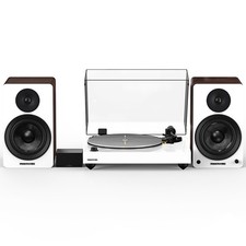 Fluance RT85N Vinyl Turntable, PA10 Preamp, Ai61 Powered 6.5" Bookshelf Speakers