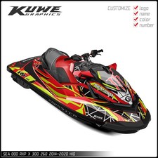 Graphics kit for SEA DOO RXP X 300 2014-2020  Decal kit Sticker  H10