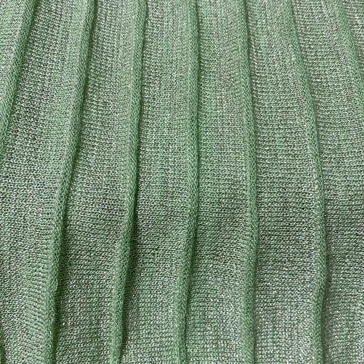 Auth AMERI - Light Green Silver Women's Skirt - image 7