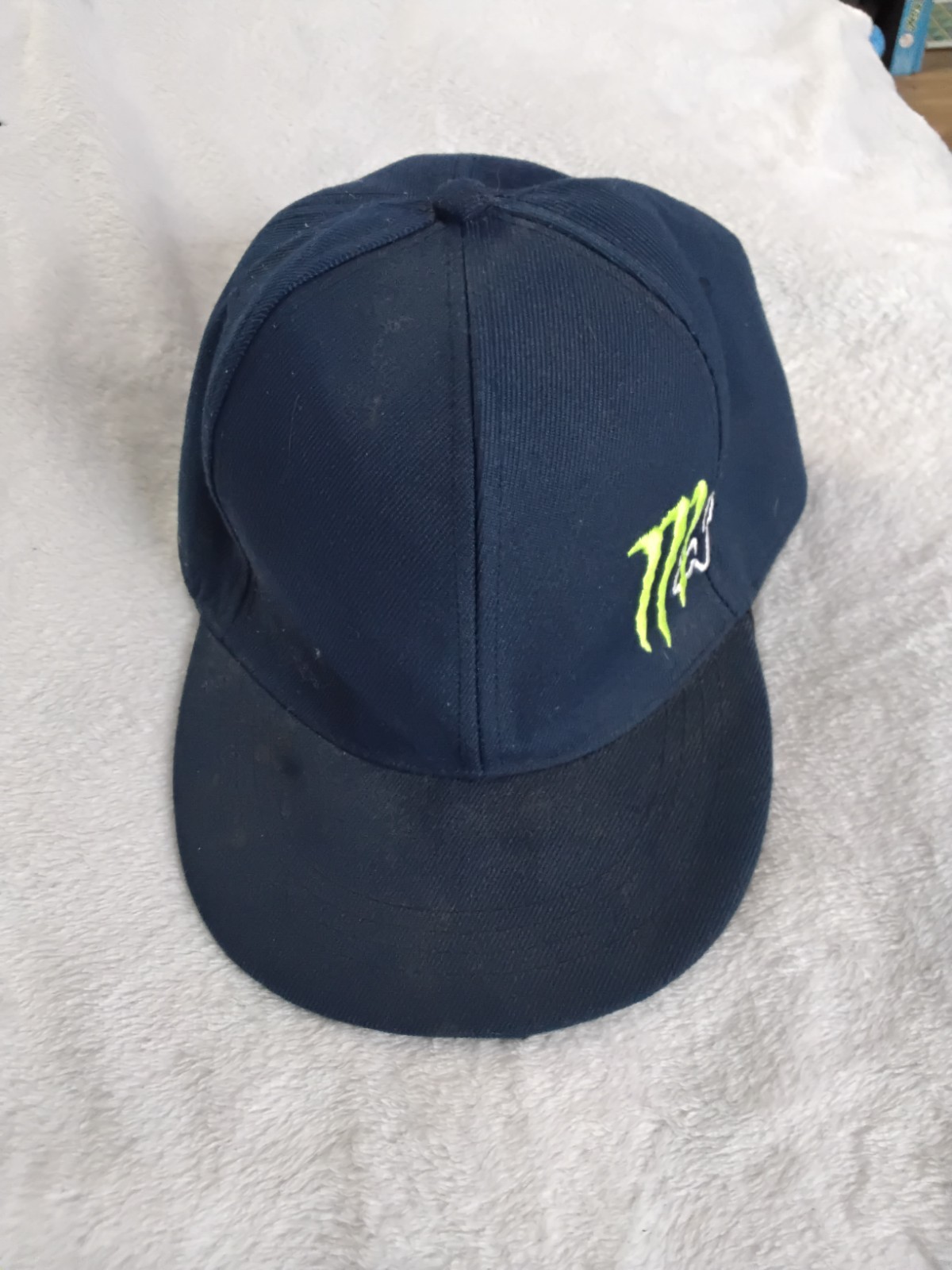 Monster Energy Hat All Blue Logo On The Side