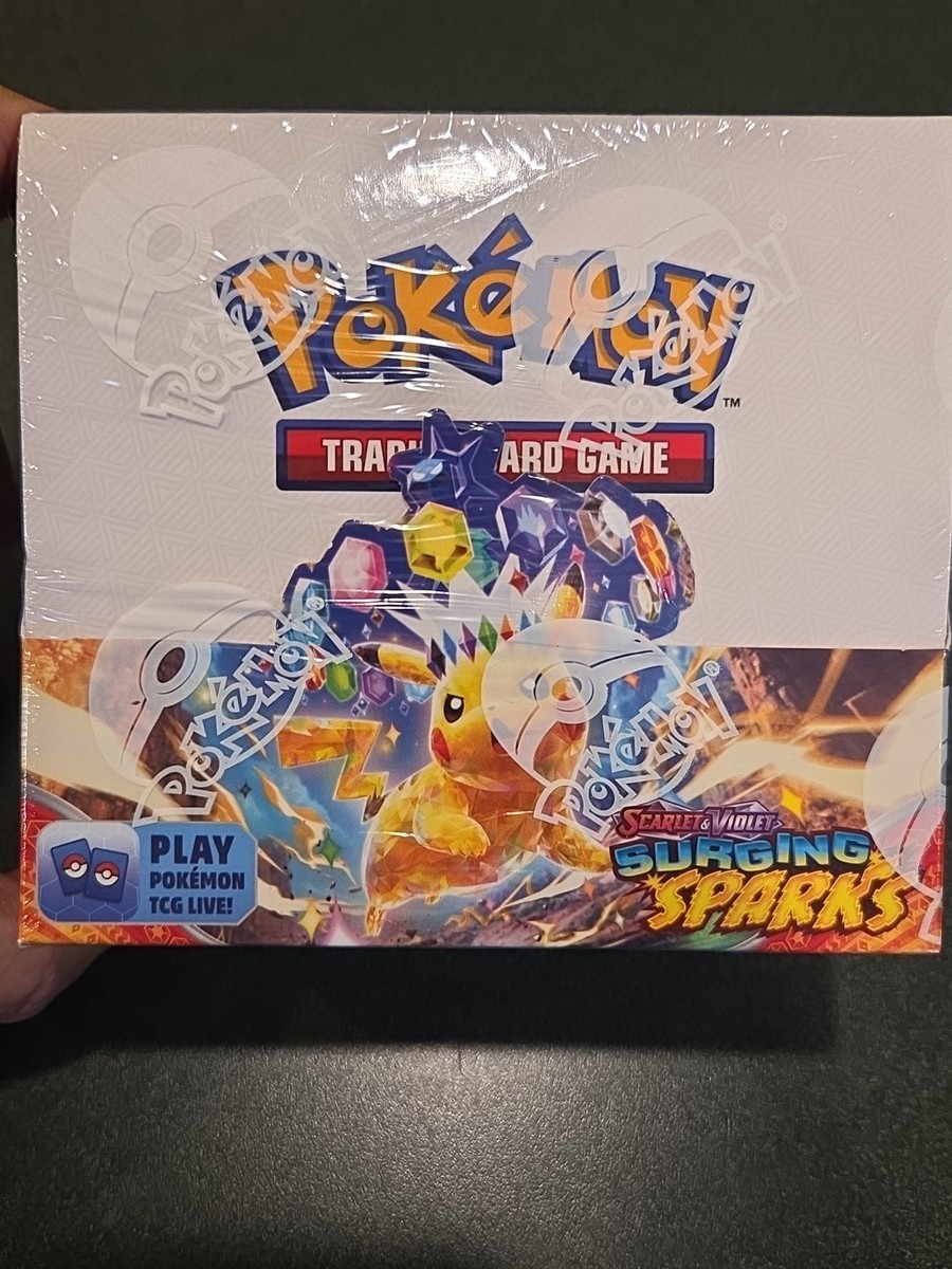 pokemon scarlet violet surging sparks booster trading cards 36pk box Pokémon TCG: & setting the stage for the supercharged Pikachu ex Pokemon - Scarlet & Violet