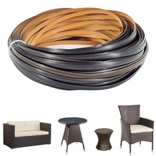 240 Ft Wicker Repair Kit, Plastic Wicker Repair Supplies, Mixed Dark Brown, S...