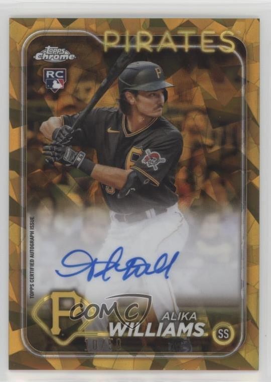 2024 Topps Chrome Sapphire Edition Gold /50 Alika Williams Rookie Auto RC