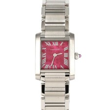 Authentic Cartier Tank Française SM 2006 Christmas Limited Edition W51030Q3...