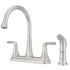 Pfister Ladera 2-Handle Kitchen Faucet - Spot Defense Stainless Steel