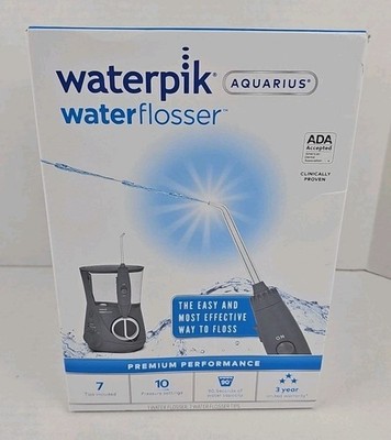 Waterpik WP-667 Electric Water Flosser Aquaris Gray-New-Never Opened