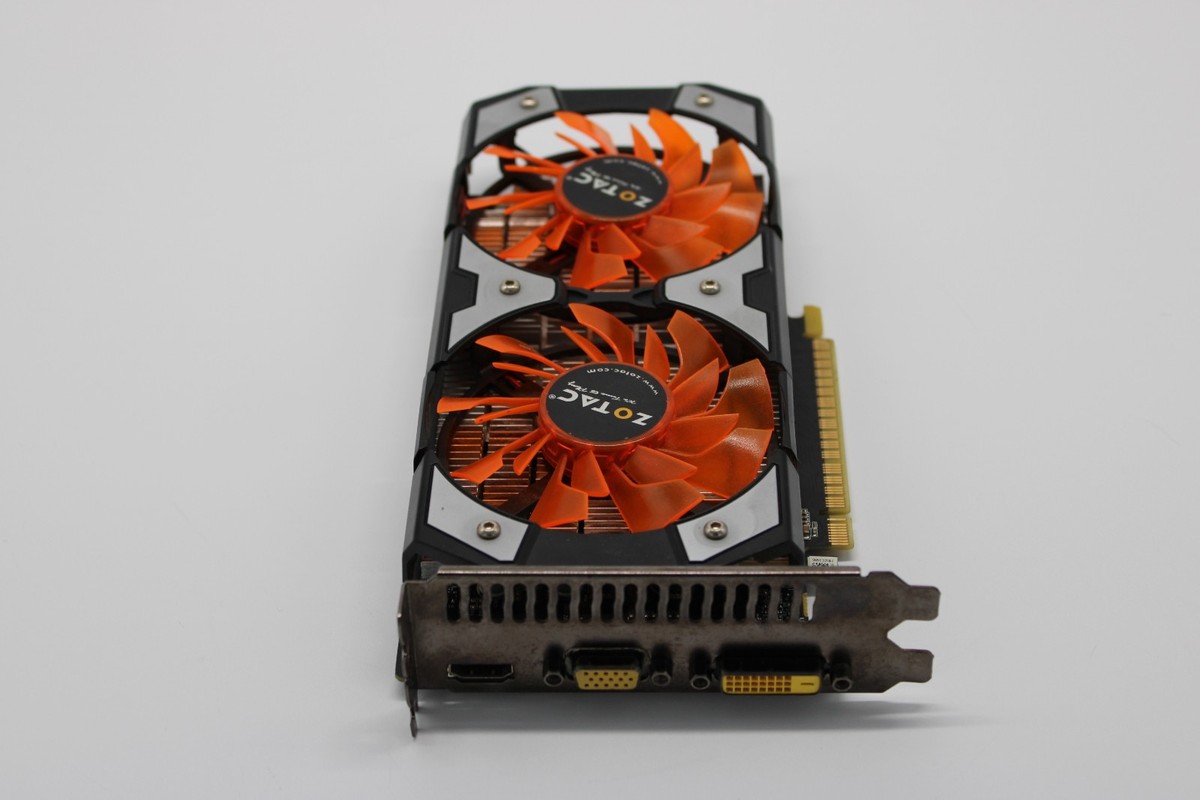ZOTAC GeForce GTX 750 Ti 2GB Dual Fan Graphics Card Tested Working