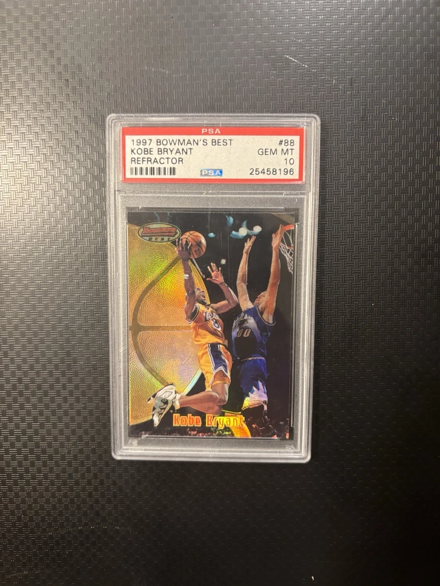 Bowman Kobe Bryant 10 Graded Basketball Sports Trading Cards
