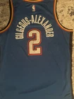 Shai Gilgeous-Alexander Autographed OKC Thunder Signed Jersey NBA Psa Coa