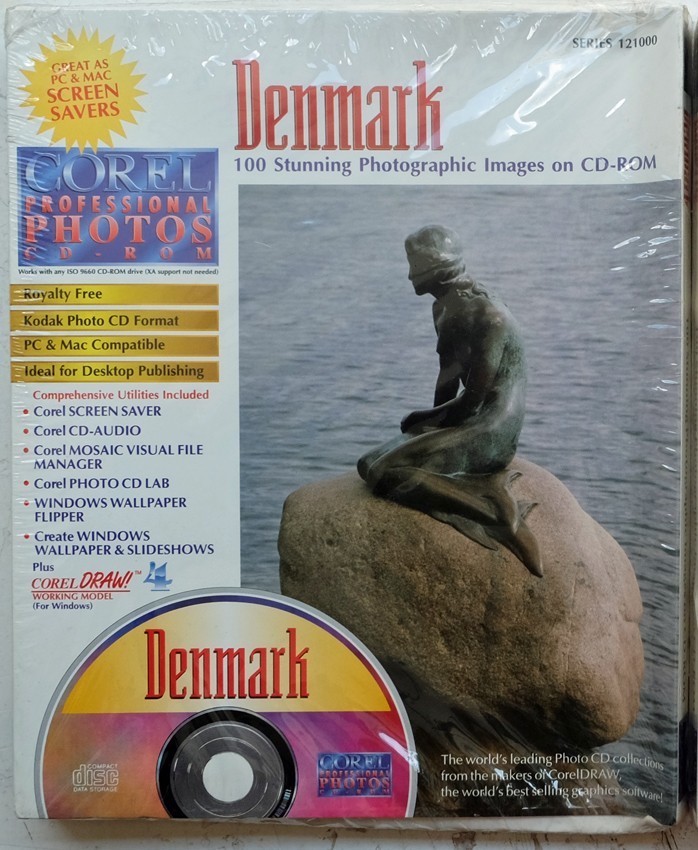 CD photos du Danemark Corel images libres de droits pour Mac et PC
