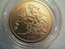 2021 95TH BIRTHDAY OF THE QUEEN STRUCK 12TH JUNE SOVEREIGN B.U.GOLD 916.7    865