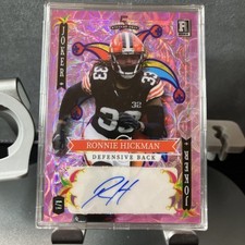 2023 Joker Wild Card - Ronnie Hickman 1/1 AUTO Pink Holo