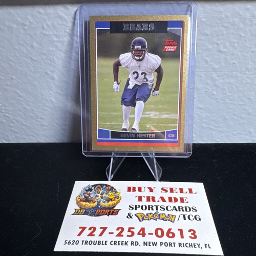 Devin Hester [Gold] #334 2006 Topps card