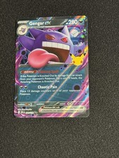 Pokemon 30° Celebrazione Gengar ex Doppia Rara Carta Holo 090/128 
