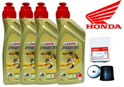 INSPEKTIONSSET HONDA CBR 600 RR 2005 2006 CASTROL 10W40 ÖLFILTER MIT SCHLÜSSEL