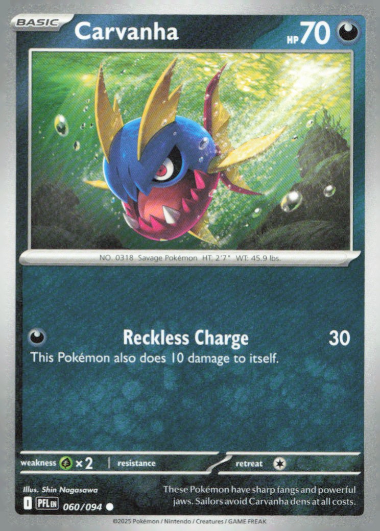 Carvanha Common ME02: Phantasmal Flames 060/094 NM