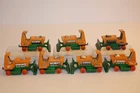 Seven (7) Vintage 1975 Matchbox Lesney Big Bull Bulldozer Trucks #12