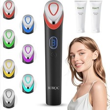 7-In-1 Face Massager Tool with 7 Light Therapy for Face,Neck,Body,Wrinkle Reduct