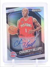 CHAUNCEY BILLUPS 2024-25 PANINI PRIZM BLACK LEGENDS SILVER #274 AUTO Q6846