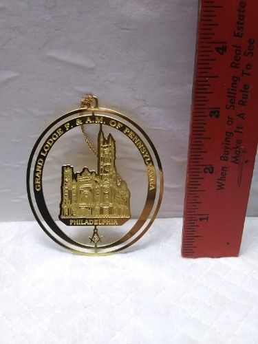 VTG Grand Lodge F.& A.M. of Pennsylvania Philadelphia Masonic Ornament Sheila's