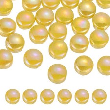 12mm Glass Mosaic Tile 300g Glass Mosaic Tile Bulk Iridescent Yellow