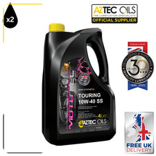 2x4L Mototec 10W-40 Touring Engine Oil Semi Synthetic 4 Stroke JASO MA2 API SL 4.62 per litre
