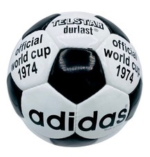 Pallone da calcio Adidas Telstar Durlast Coppa del Mondo FIFA 1974 Germania taglia 5