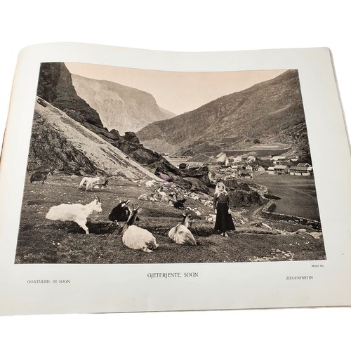 NORGE Norwegian Photos by Mittet & Co RARE 1913 Bookblock Tourist Photo Book - Picture 6 of 10