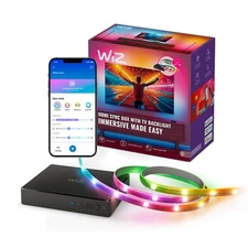 HDMI Sync Box with TV Backlight - Sync to Movies, Games & Music - HDMI 2.0 Su...