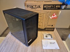 Fractal Design Meshify C Mini,  Dark Tempered Glass, PC Gehäuse, OVP + LED Strip