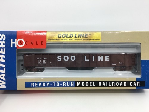 Coche góndola Thrall HO Walthers 932-40251 Soo Line 53’ #68231 ruedas de metal | Condition: Used
