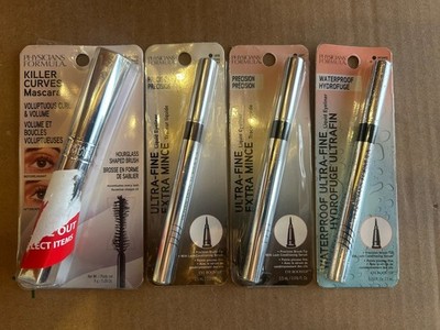Bundle 3pk Physicians Formula Precision Ultra-Fine Liquid Eyeliner PLUS mascara