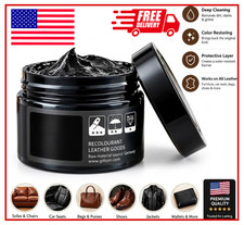 Leather Repair Kit Recoloring Balm Car Seat Couch Sofa Shoes Scratch Color Fix