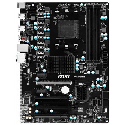 For 970A-G43 PLUS Socket AM3/AM3+ DDR3 970 ATX USB 3.1 Motherboard #jg